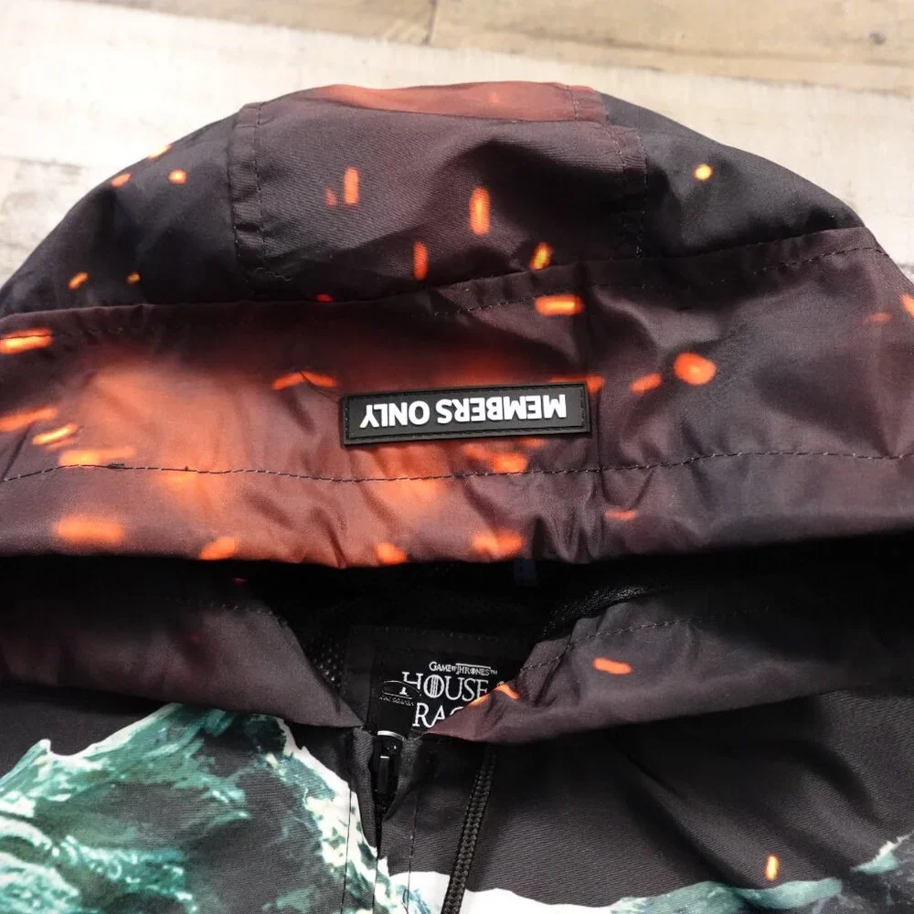 Members Only HBO Game of‎ Thrones House of the Dragon Windbreaker Jacket medium
